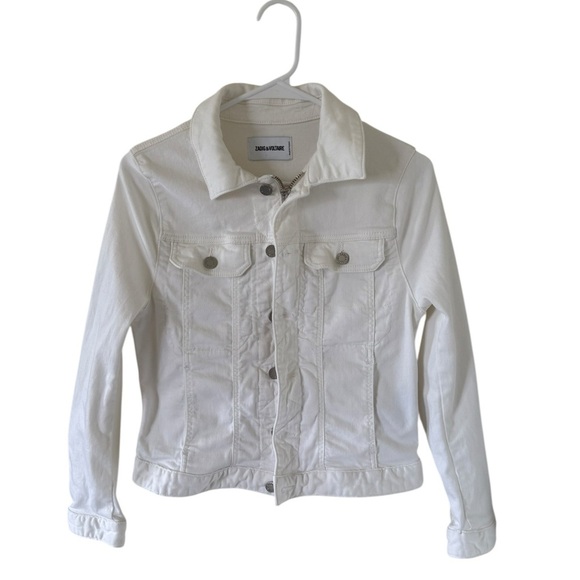 Zadig & Voltaire Kikoy Denim Jacket Skull Stars - Picture 11 of 11